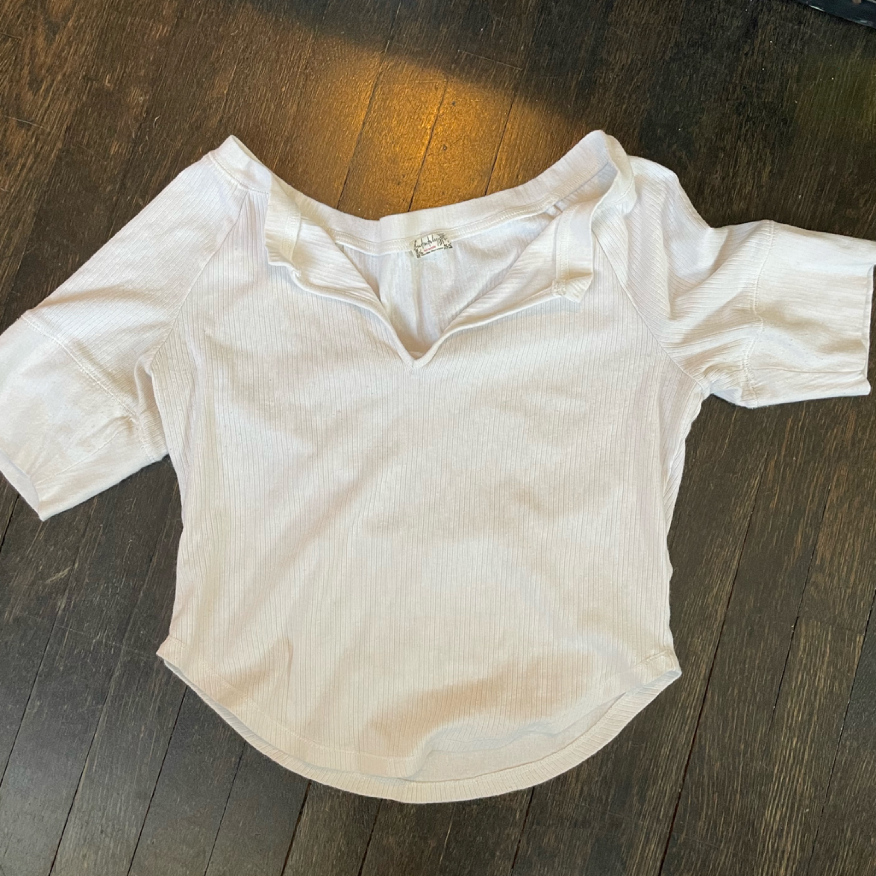 White Free People T Shirt (Size M)